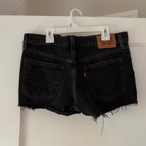 Levi's Women's Dark Denim Jean Shorts